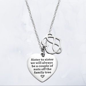 New Sister Necklace, Sister Gift, Sisters Gifts